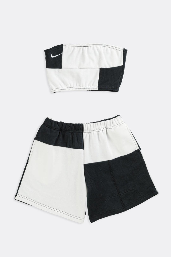 frankie Rework Nike Patchwork Sweatshorts Set - XS S M L XL