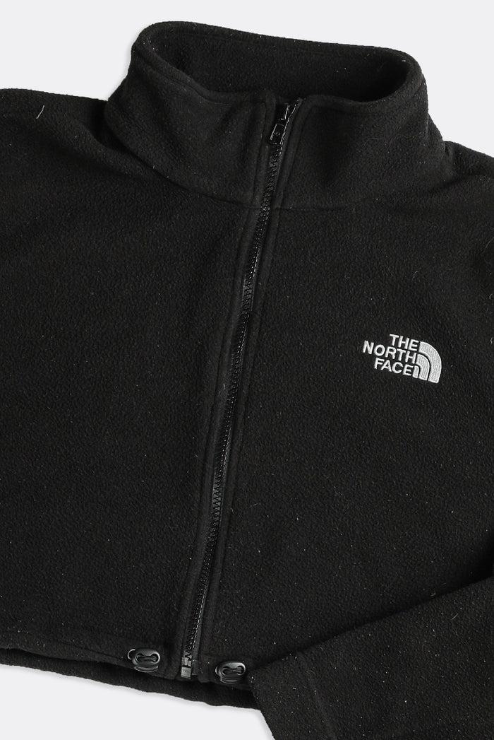 Frankie Rework North Face Crop Fleece Jacket - XS S M L XL
