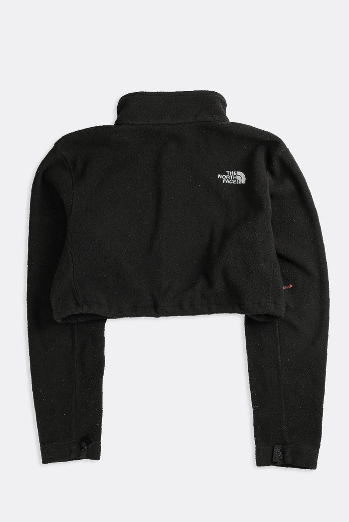 Frankie Rework North Face Crop Fleece Jacket - XS S M L XL
