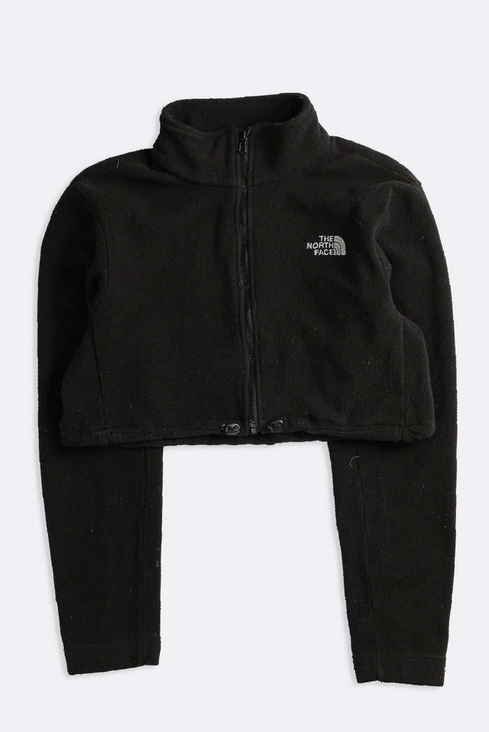 frankie Rework North Face Crop Fleece Jacket - XS S M L XL