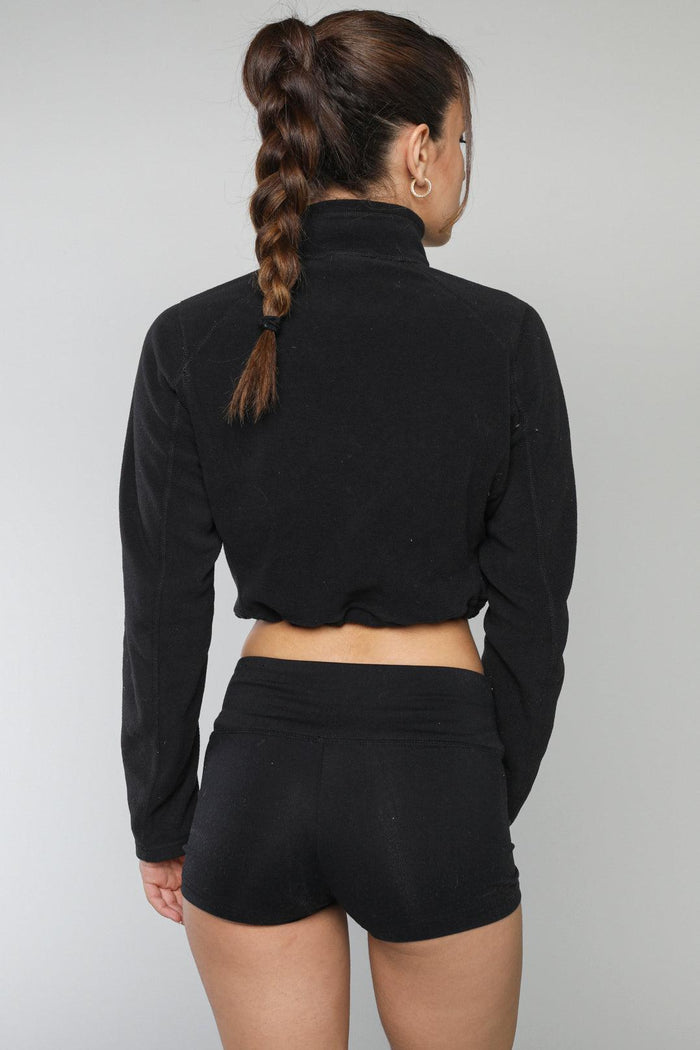 Frankie Rework North Face Crop Fleece Sweater - XS S M L XL