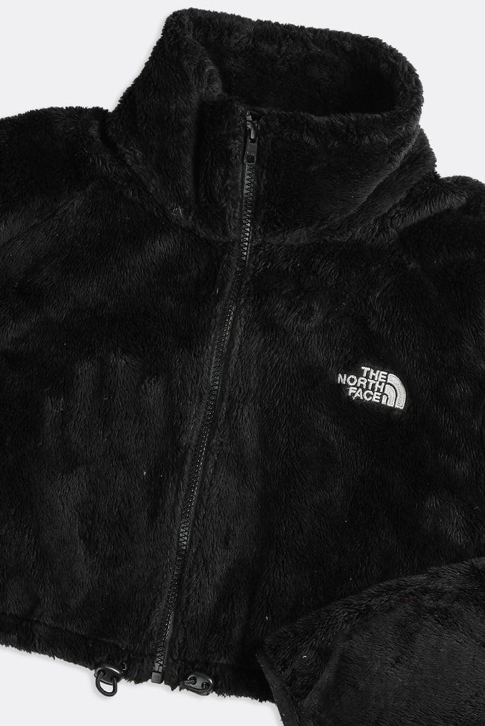 Frankie Rework North Face Crop Fuzzy Fleece Jacket - XS S M L XL
