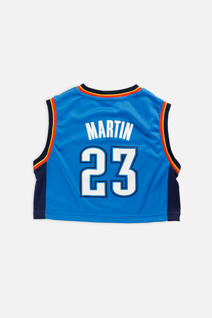 Frankie Rework Oklahoma City Thunder NBA Crop Jersey - XS