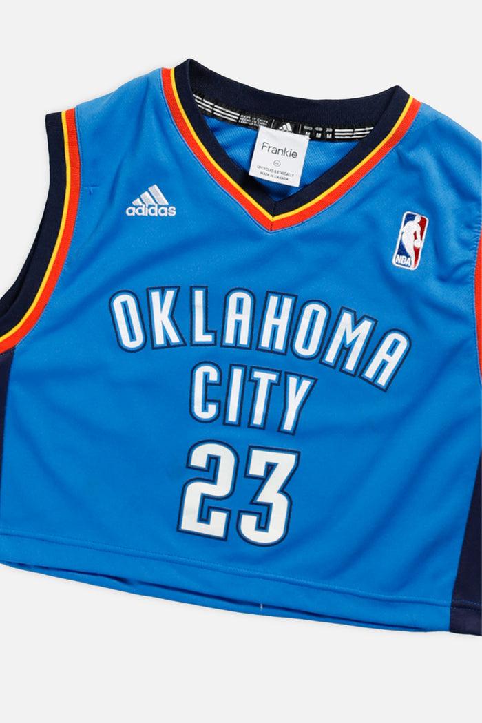 Frankie Rework Oklahoma City Thunder NBA Crop Jersey - XS