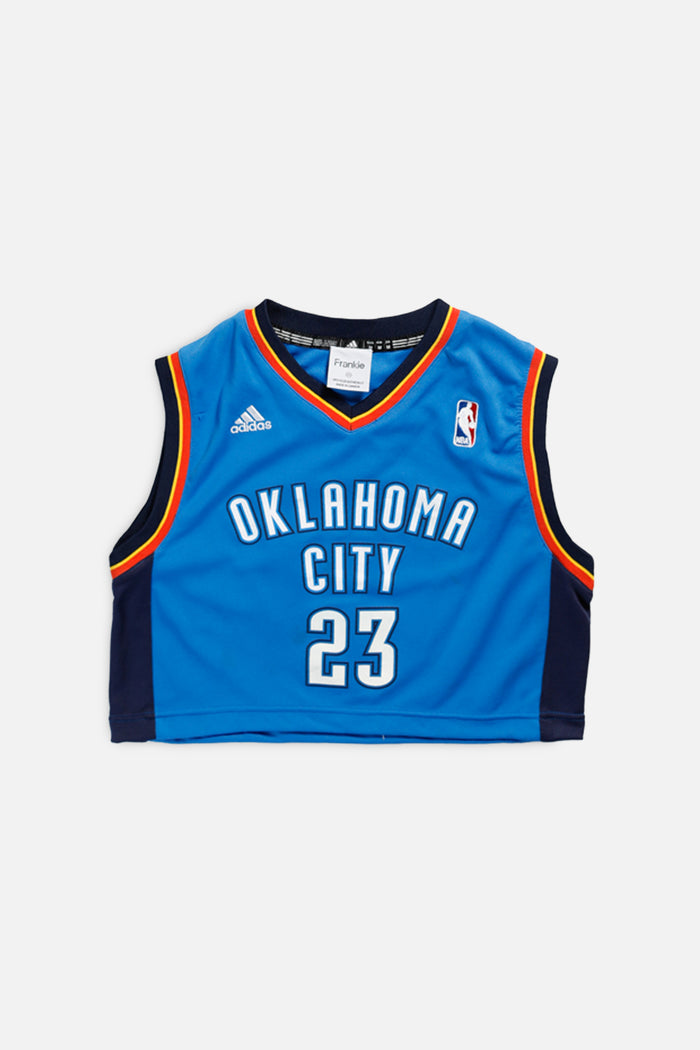 frankie Rework Oklahoma City Thunder NBA Crop Jersey - XS