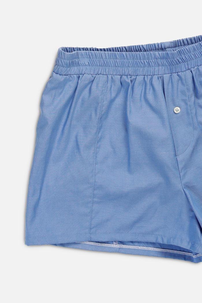 Frankie Rework Oxford Mini Boxer Shorts - XS S M L XL