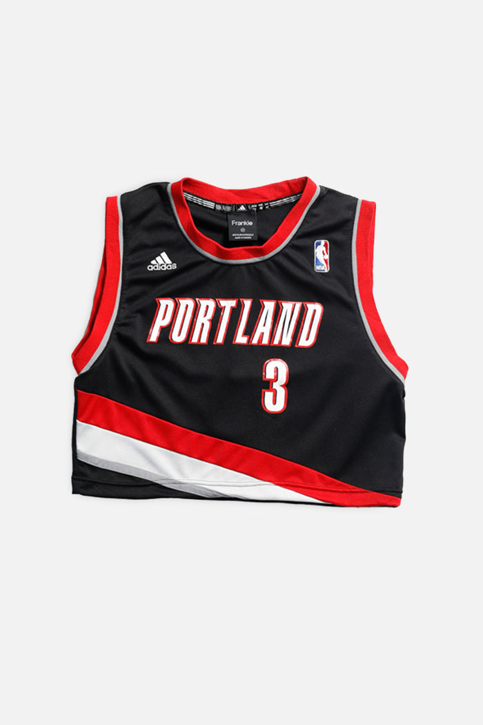 frankie Rework Portland Trail Blazers NBA Crop Jersey - XS