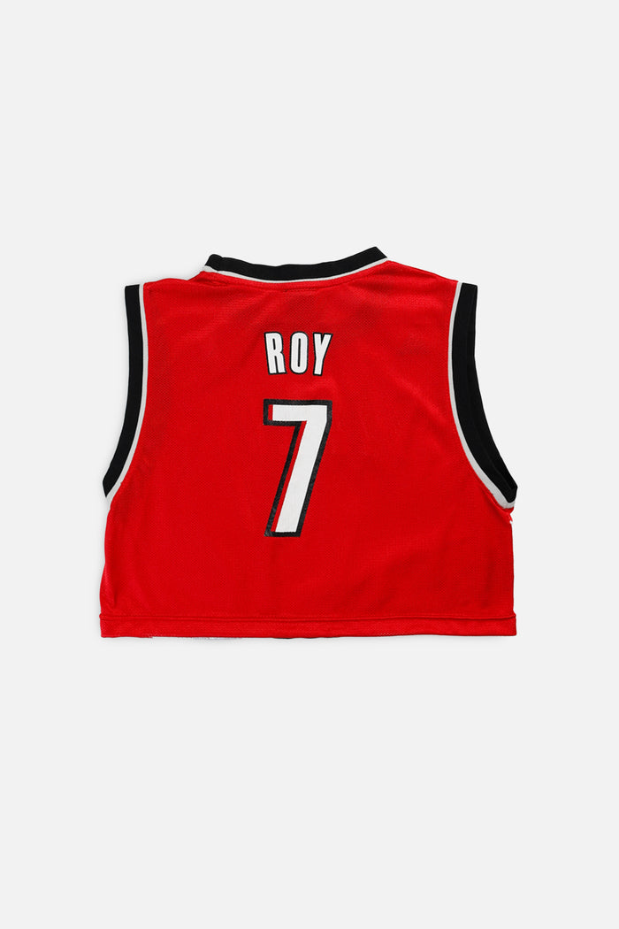 Frankie Rework Portland Trailblazers NBA Crop Jersey - S