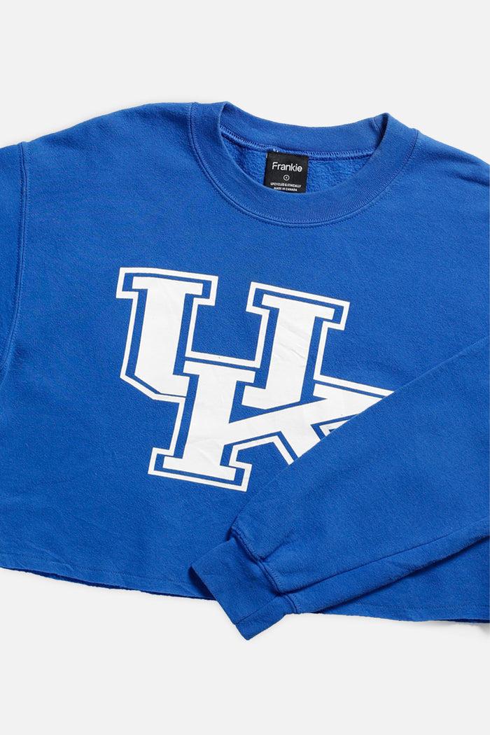 Frankie Rework University Of Kentucky Raw Crop Sweatshirt - S