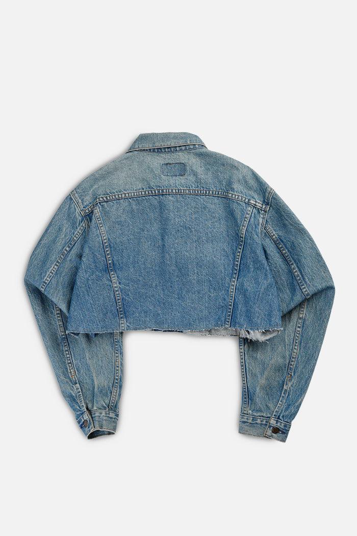 Frankie Rework Vintage Levi's USA Crop Denim Jacket - L