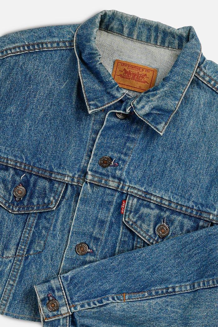 Frankie Rework Vintage Levi's USA Crop Denim Jacket - S