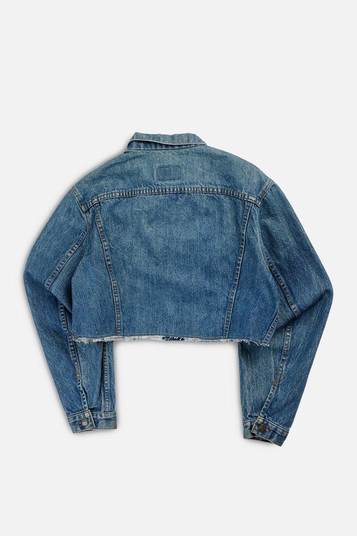 Frankie Rework Vintage Levi's USA Crop Denim Jacket - S