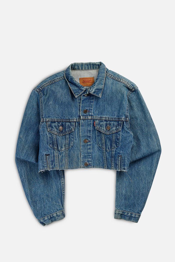 frankie Rework Vintage Levi's USA Crop Denim Jacket - S