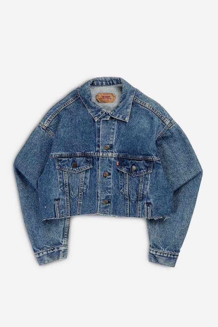 frankie Rework Vintage Levi's USA Crop Denim Jacket - S