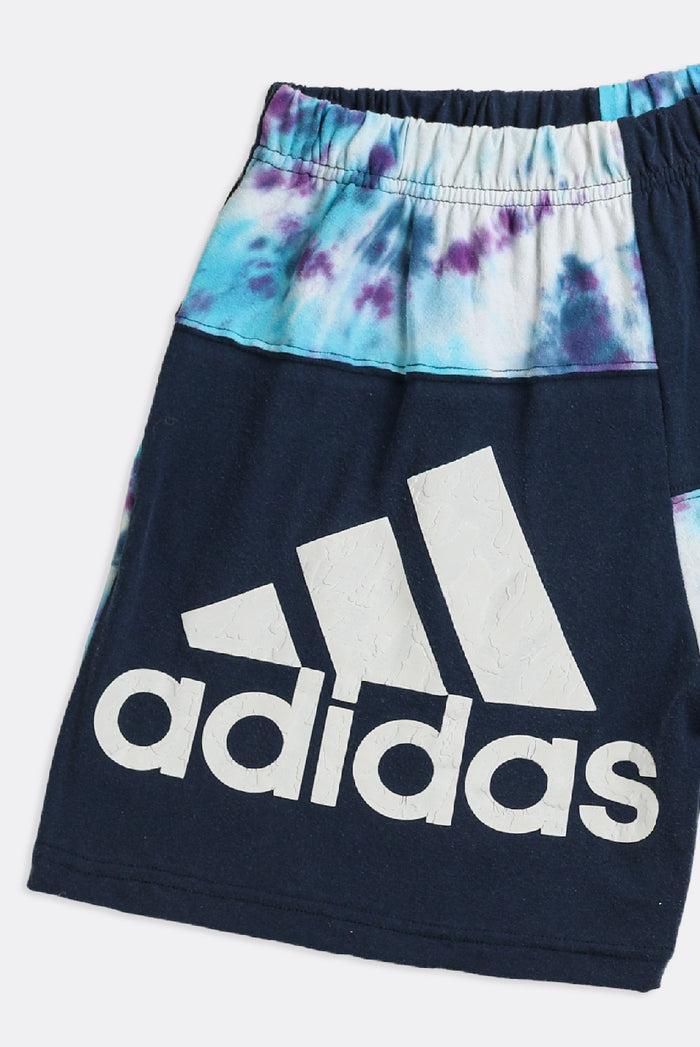 Frankie Unisex Rework Adidas Patchwork Tee Shorts - M