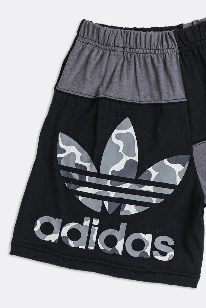 Frankie Unisex Rework Adidas Patchwork Tee Shorts - M