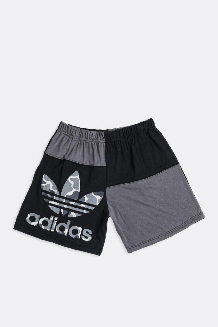 frankie Unisex Rework Adidas Patchwork Tee Shorts - M
