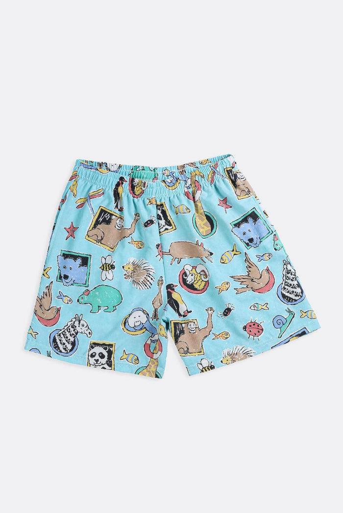 frankie Unisex Rework Animal Print Boxer Shorts - XS L