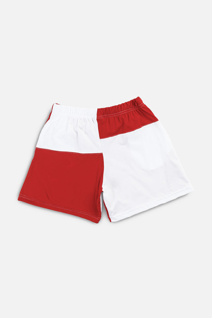Frankie Unisex Rework Basketball Patchwork Tee Shorts - M