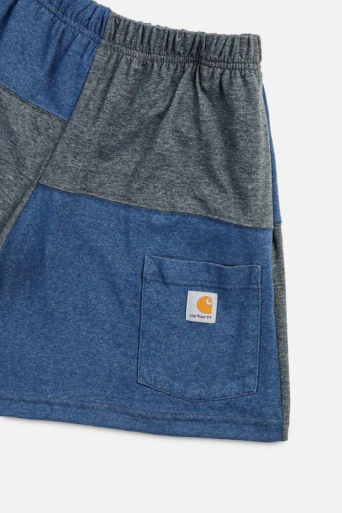 Frankie Unisex Rework Carhartt Patchwork Tee Shorts - M