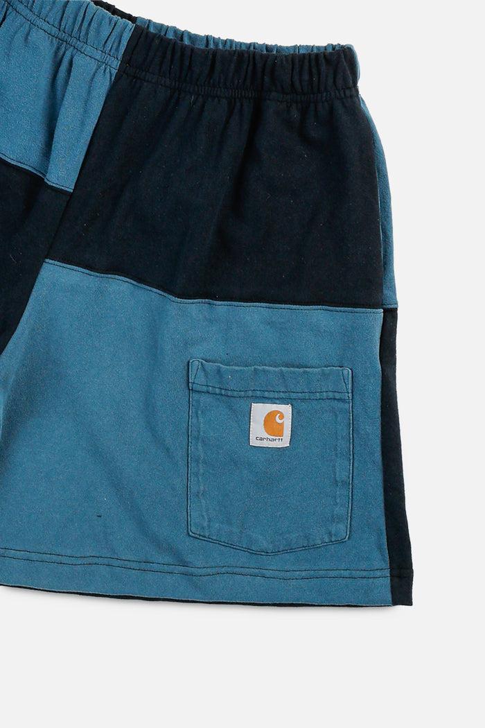 Frankie Unisex Rework Carhartt Patchwork Tee Shorts - M
