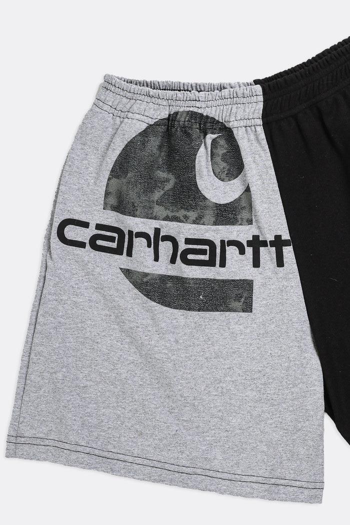 Frankie Unisex Rework Carhartt Patchwork Tee Shorts - M