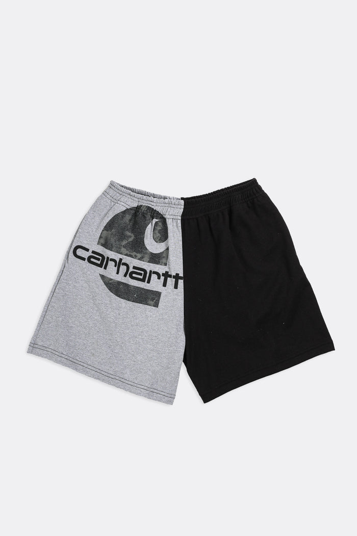 frankie Unisex Rework Carhartt Patchwork Tee Shorts - M