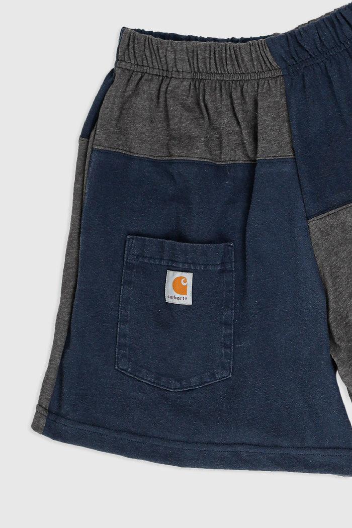 Frankie Unisex Rework Carhartt Patchwork Tee Shorts - S