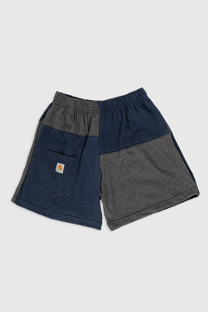frankie Unisex Rework Carhartt Patchwork Tee Shorts - S
