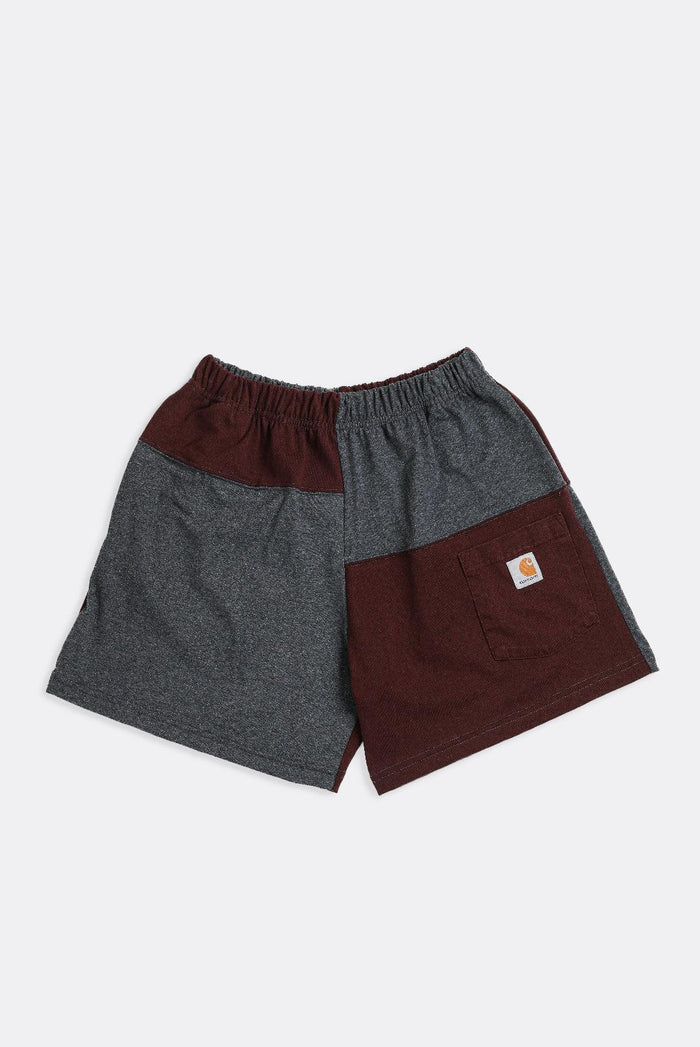 frankie Unisex Rework Carhartt Patchwork Tee Shorts - S