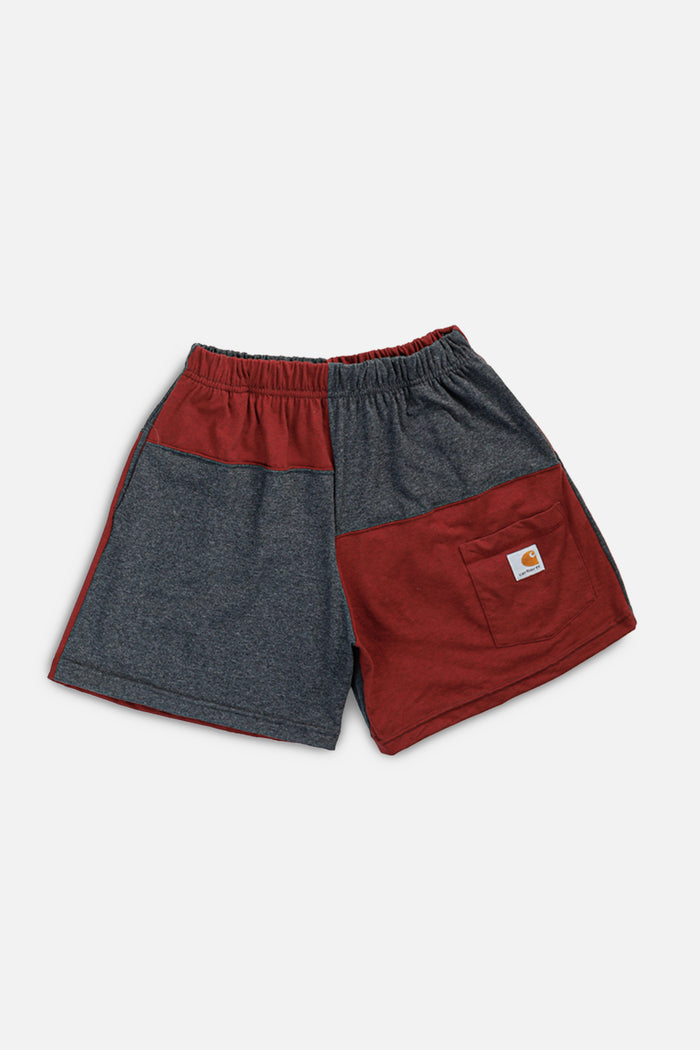 frankie Unisex Rework Carhartt Patchwork Tee Shorts - S