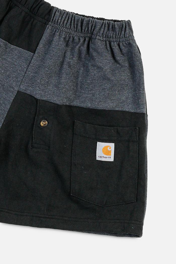 Frankie Unisex Rework Carhartt Patchwork Tee Shorts - XS