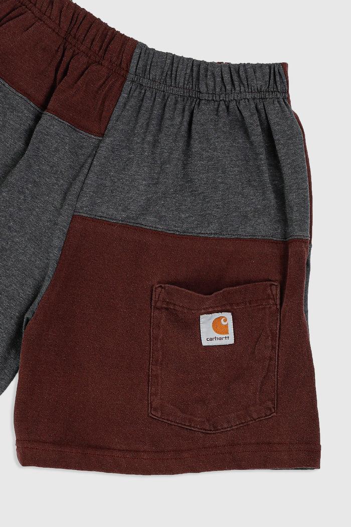 Frankie Unisex Rework Carhartt Patchwork Tee Shorts - XS