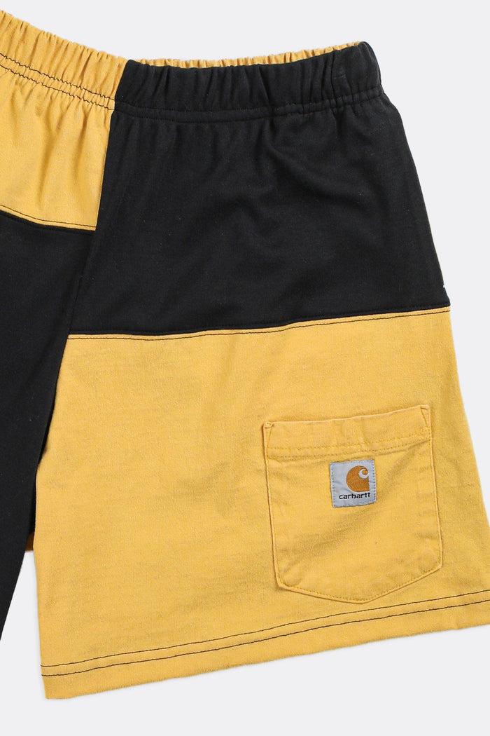 Frankie Unisex Rework Carhartt Patchwork Tee Shorts - XS S M L