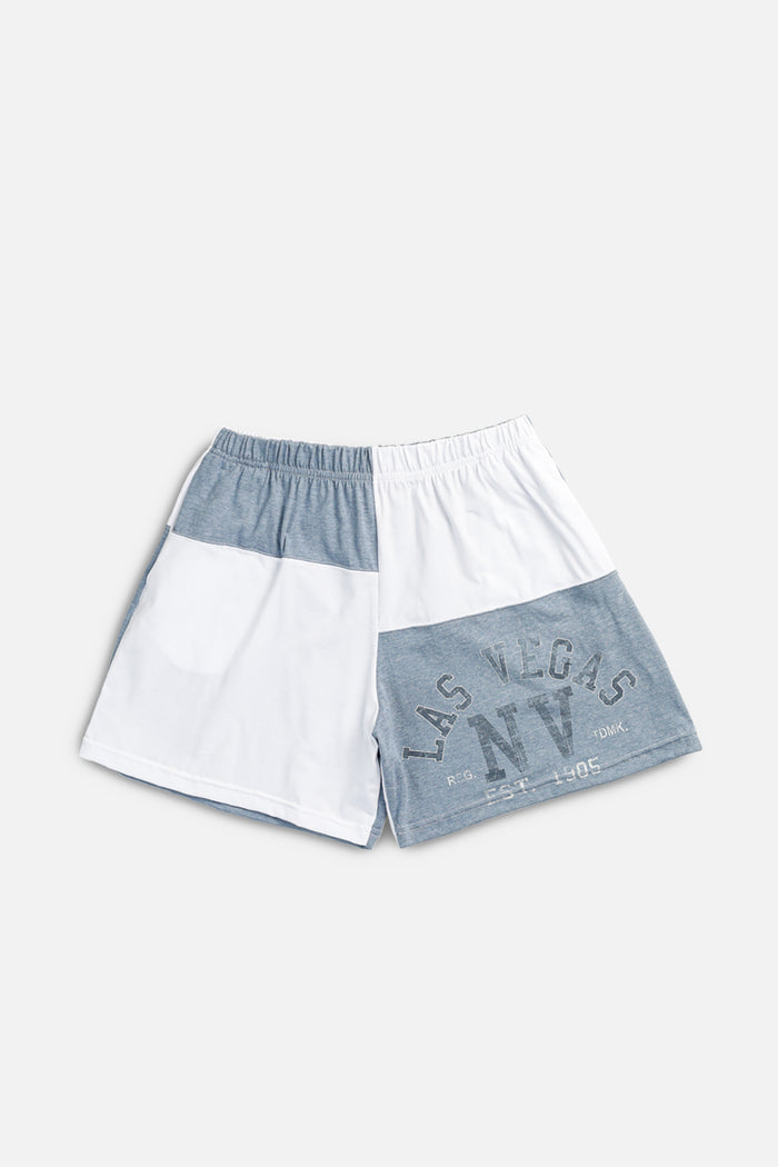 frankie Unisex Rework Las Vegas Patchwork Tee Shorts - L