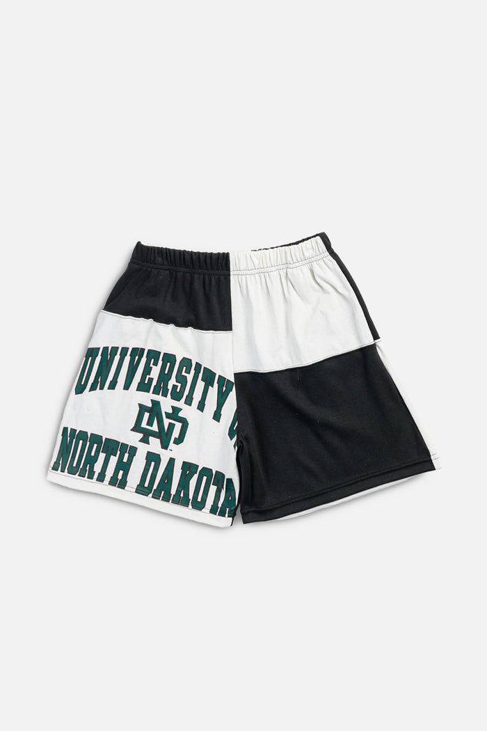 frankie Unisex Rework North Dakota University Patchwork Tee Shorts - M