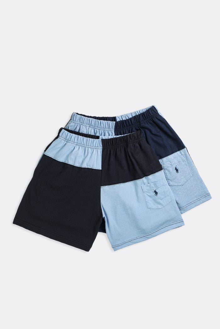 frankie Unisex Rework Patchwork Tee Shorts - XS S M L XL