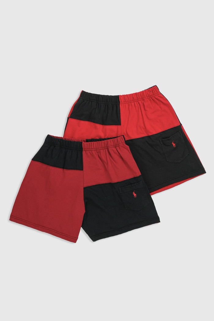 frankie Unisex Rework Patchwork Tee Shorts - XS S M L