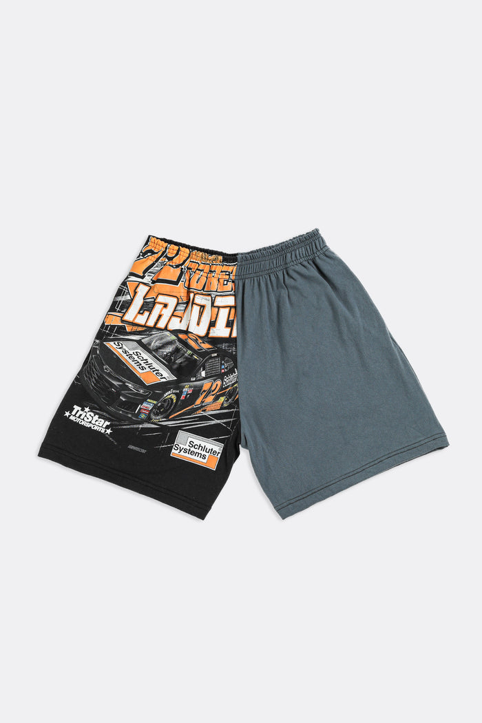 frankie Unisex Rework Racing Tee Shorts - Women's S Men's XS