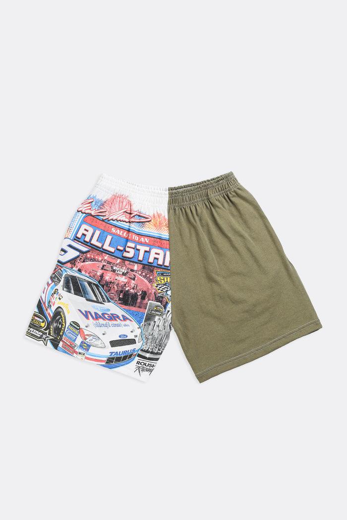 frankie Unisex Rework Racing Tee Shorts - Women's S Men's XS