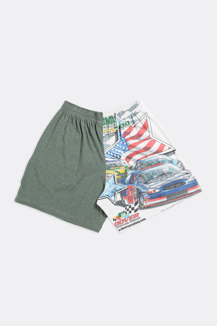 Frankie Unisex Rework Racing Tee Shorts - Women's S Men's XS