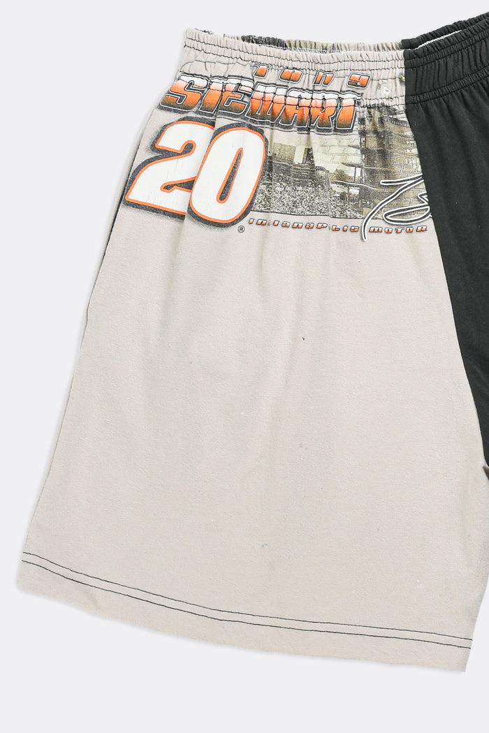 Frankie Unisex Rework Racing Tee Shorts - Women's S Men's XS