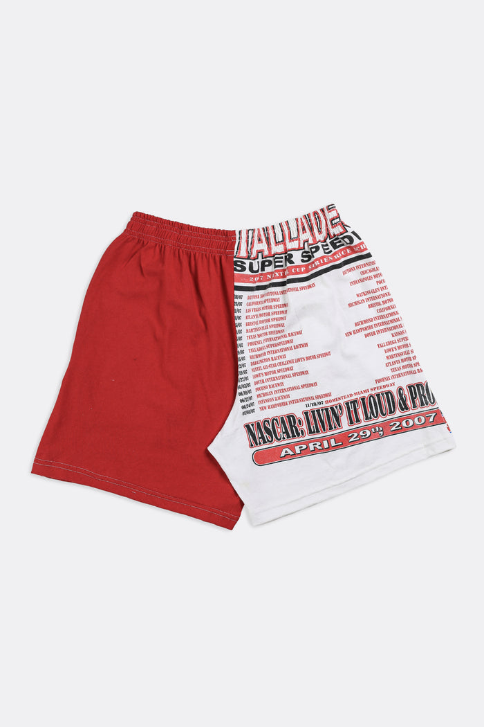 Frankie Unisex Rework Racing Tee Shorts - Women's S Men's XS