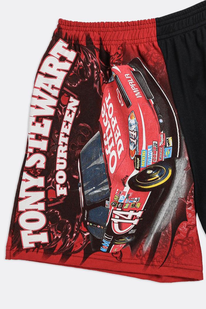 Frankie Unisex Rework Racing Tee Shorts - Women's S Men's XS