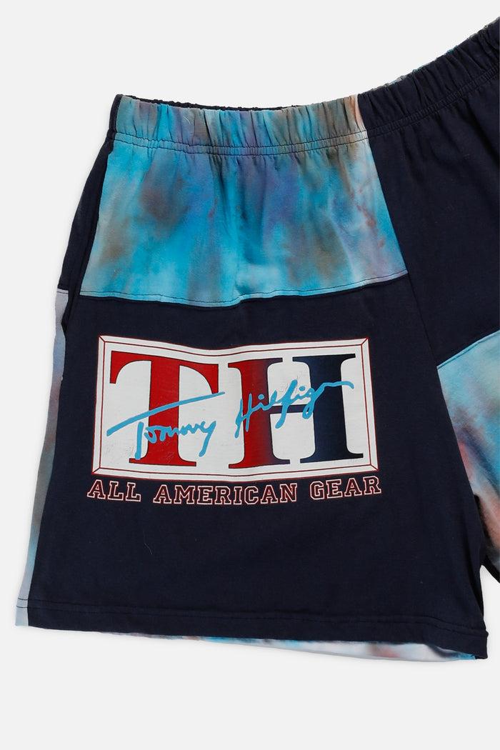 Frankie Unisex Rework Tommy Hilfiger Patchwork Tee Shorts - XXL