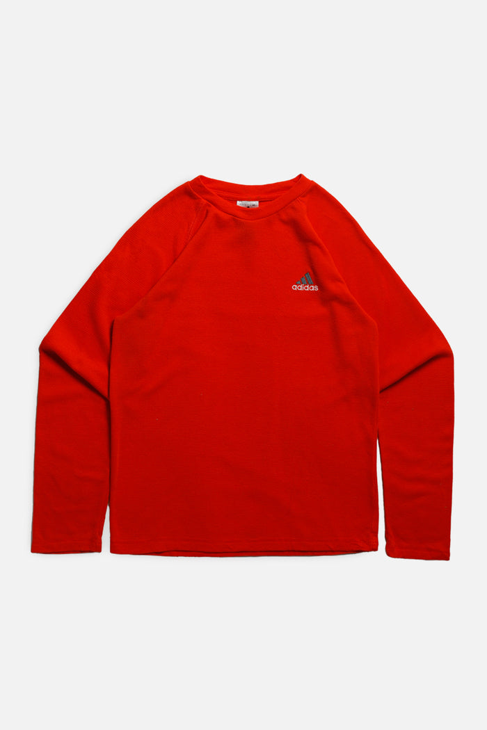 frankie Vintage Adidas Long Sleeve Waffle Knit Tee - Women's S