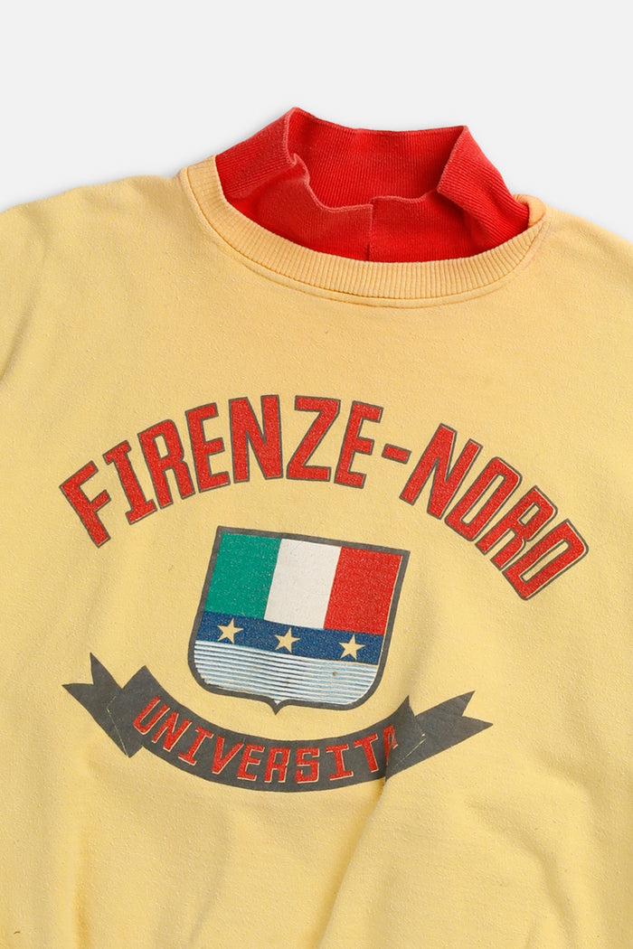 Frankie Vintage Firenze-Noro University Sweatshirt - S