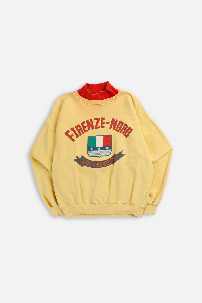 frankie Vintage Firenze-Noro University Sweatshirt - S