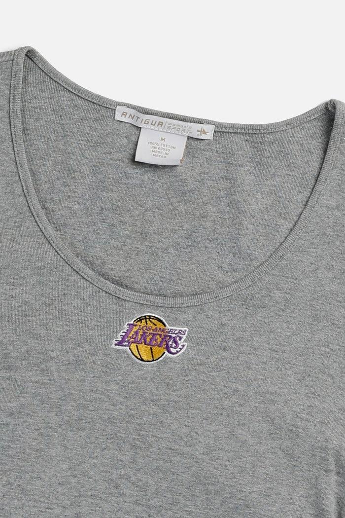 Frankie Vintage LA Lakers NBA 3/4 Sleeve Tee - Women's M