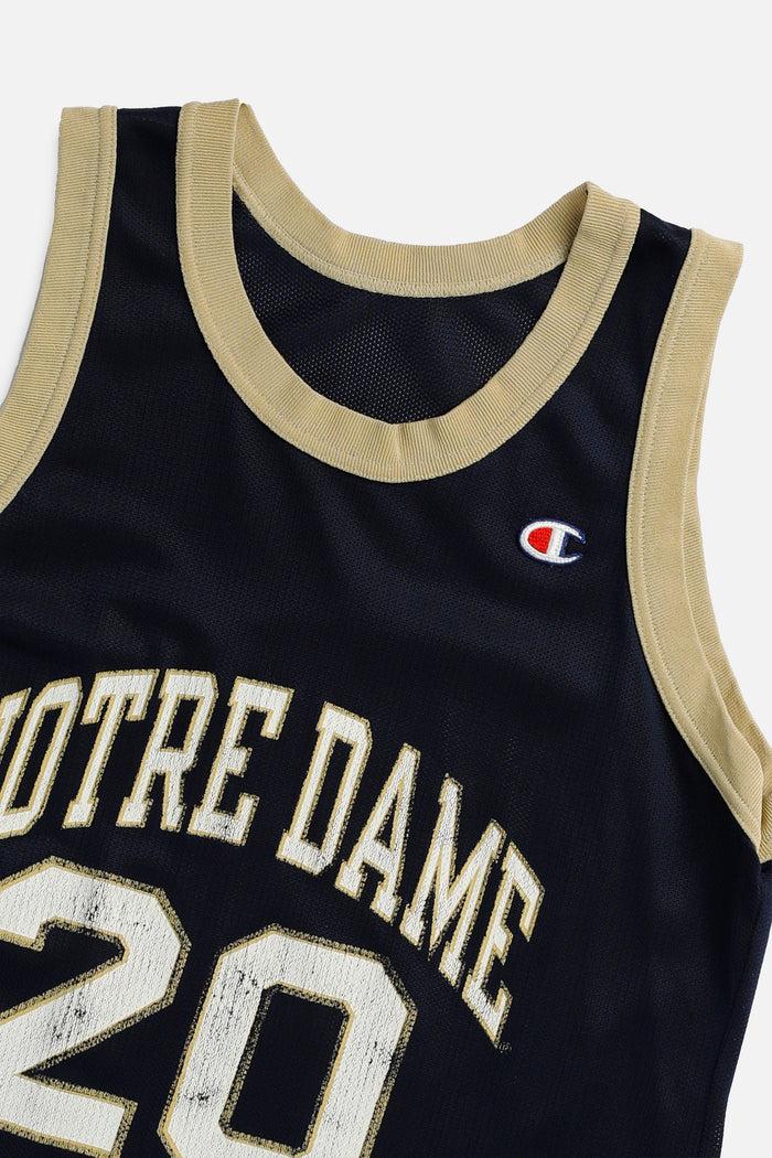 Frankie Vintage Notre Dame Fighting Irish NCAA Basketball Jersey - M